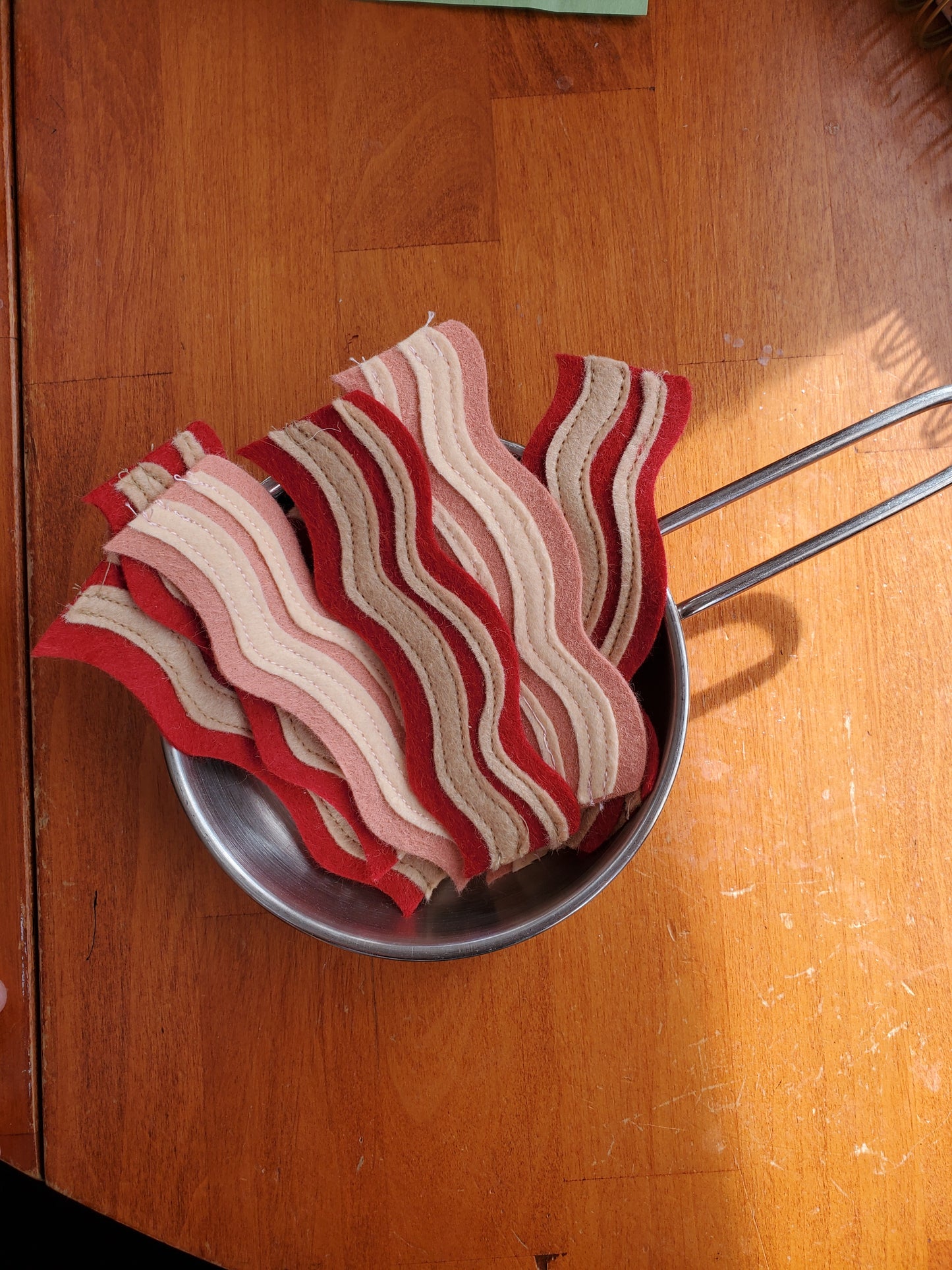 Wool Blend Felt Bacon
