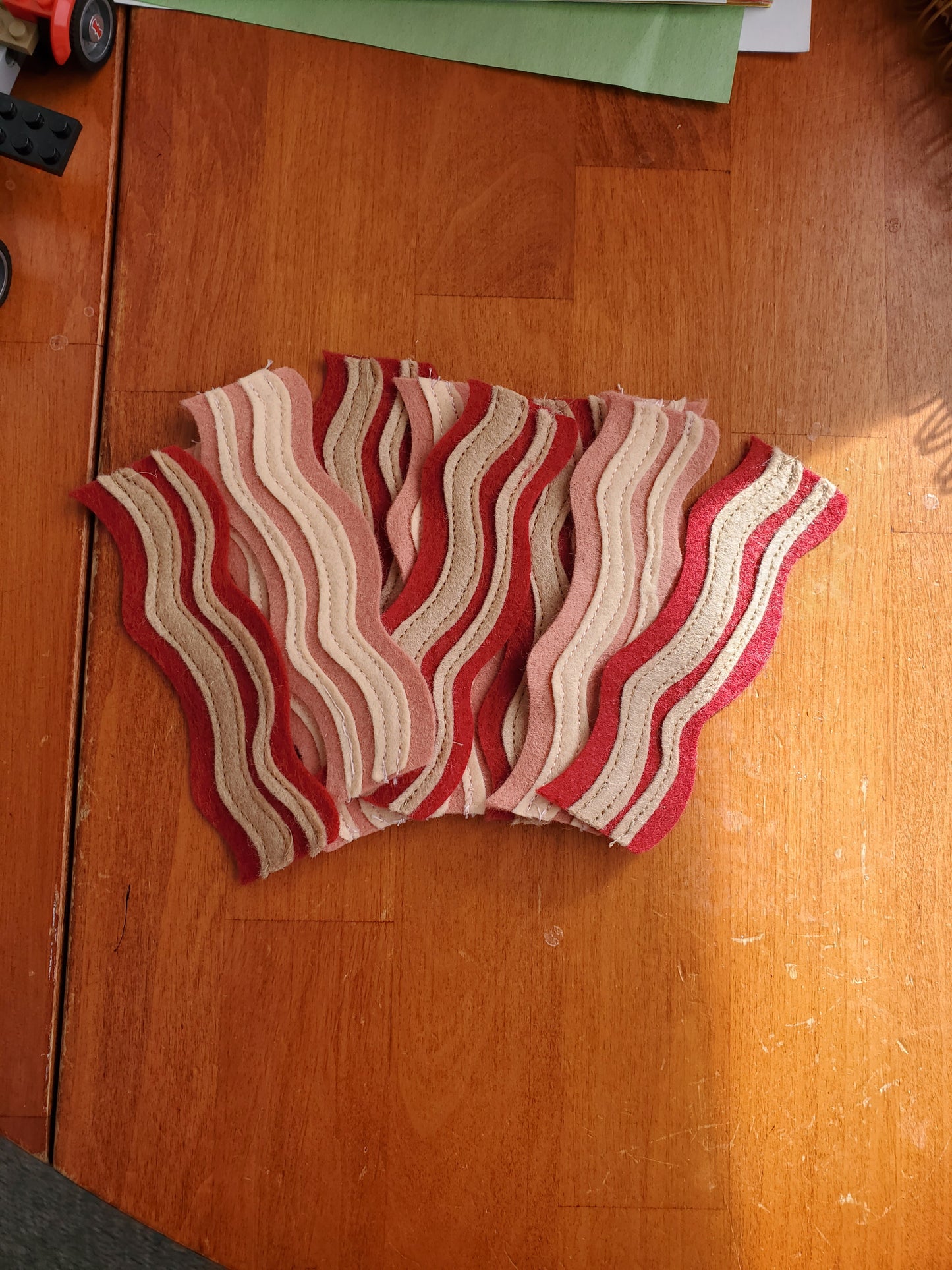 Wool Blend Felt Bacon