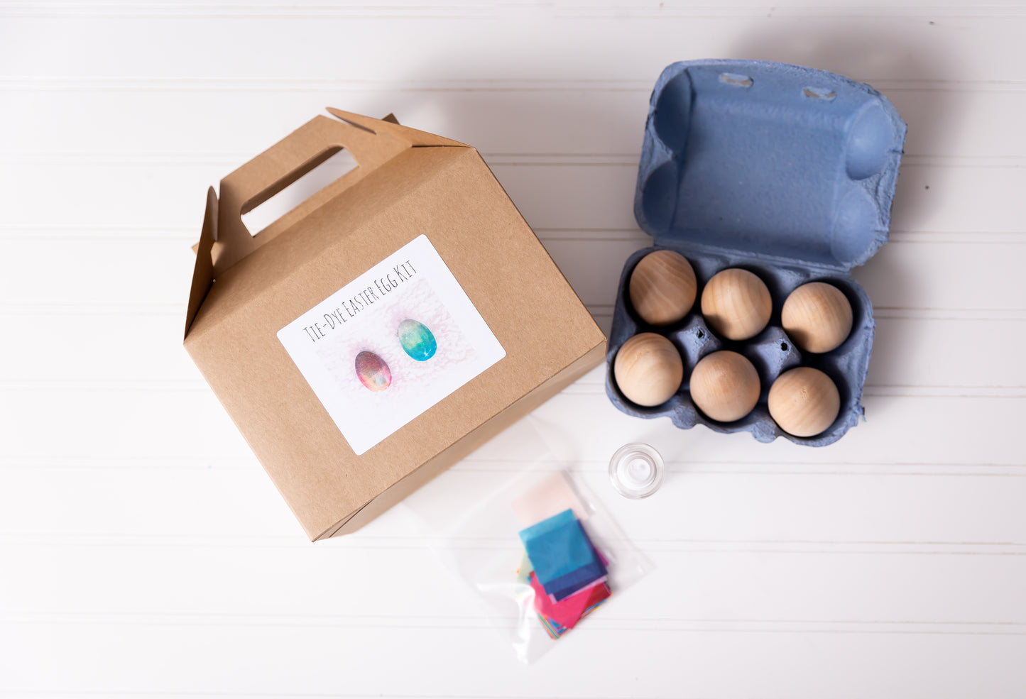 Tie-Dye Wooden Easter Egg Kit