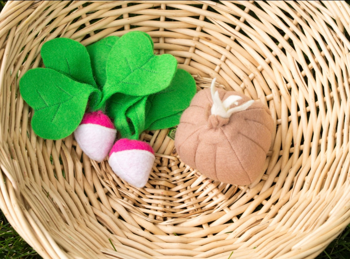 Wool Blend Felt Veggie Set