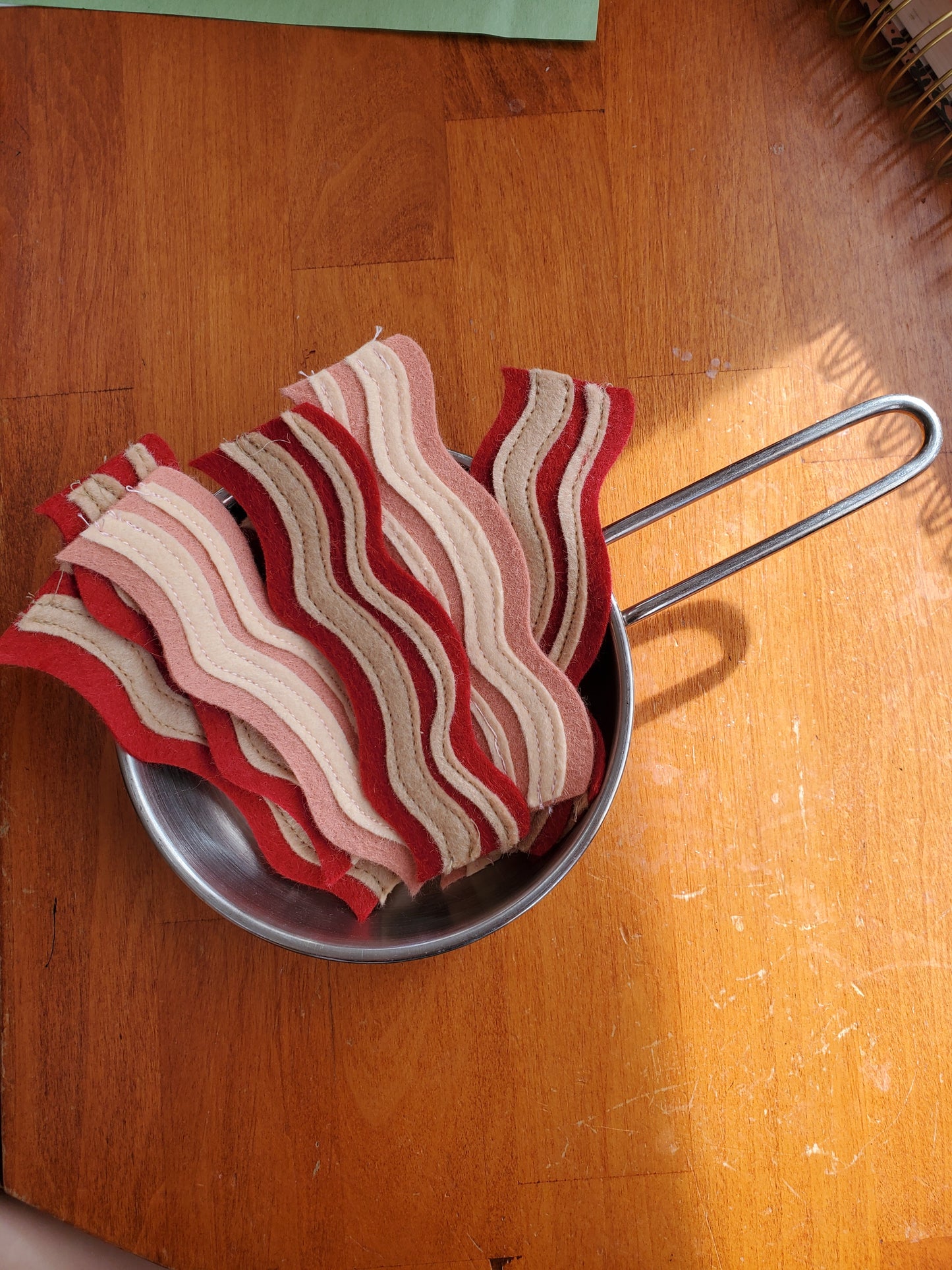Wool Blend Felt Bacon
