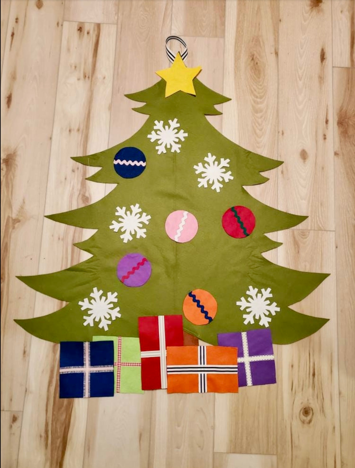 Wool Blend Felt Christmas Tree Set