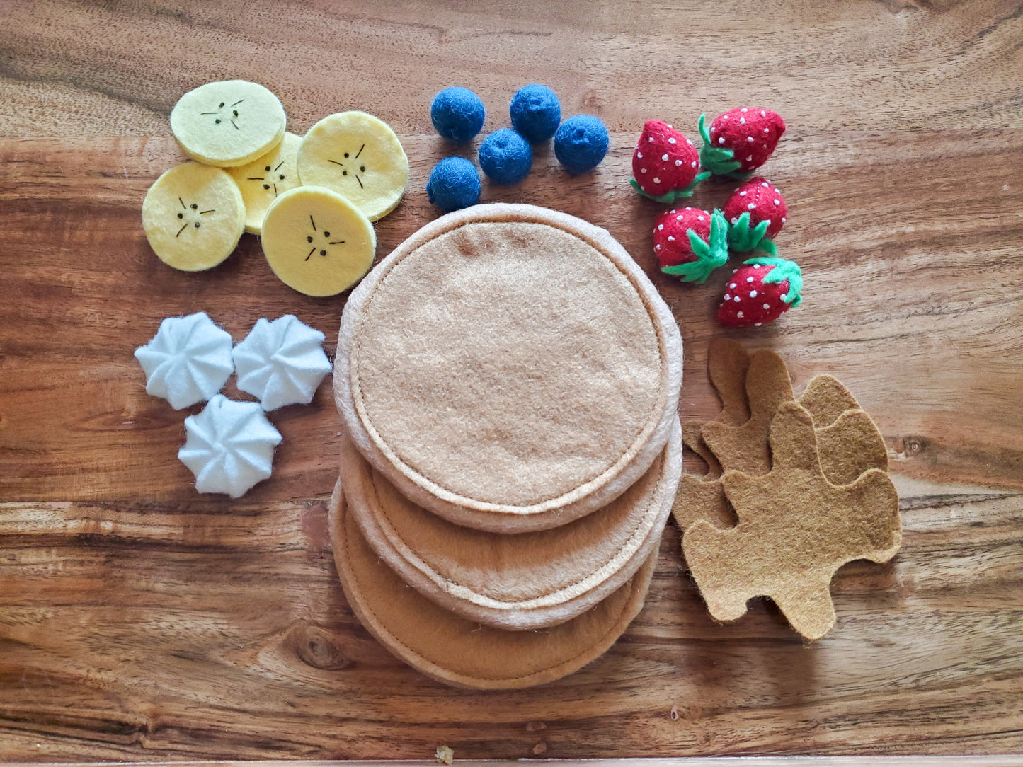 Wool Blend Felt Pancake Breakfast
