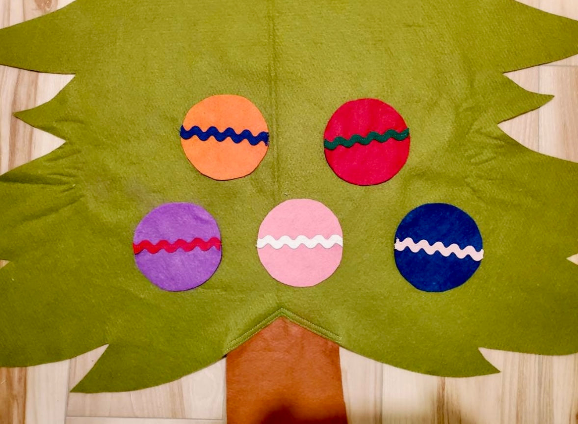 Wool Blend Felt Christmas Tree Set