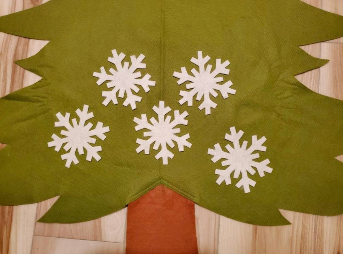 Wool Blend Felt Christmas Tree Set