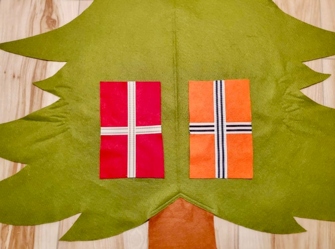 Wool Blend Felt Christmas Tree Set