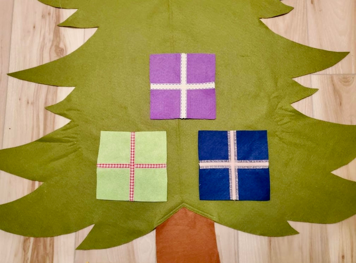 Wool Blend Felt Christmas Tree Set